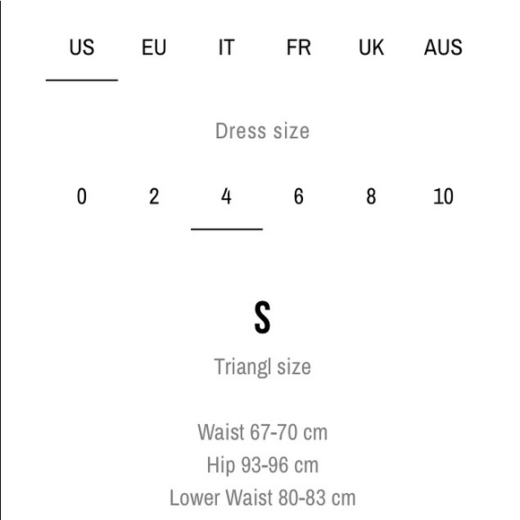 Triangl black side tie bikini bottoms size XS - Picture 8 of 8